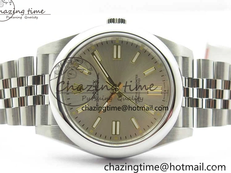 1221 WeatherProof Oyster Perpetual 41mm 124300 BP Maker Best Edition Silver Dial on SS Jubilee Bracelet A 2639